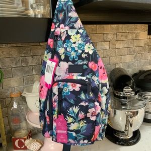 Vera Bradley ReActive Sling Backpack Garden Picnic